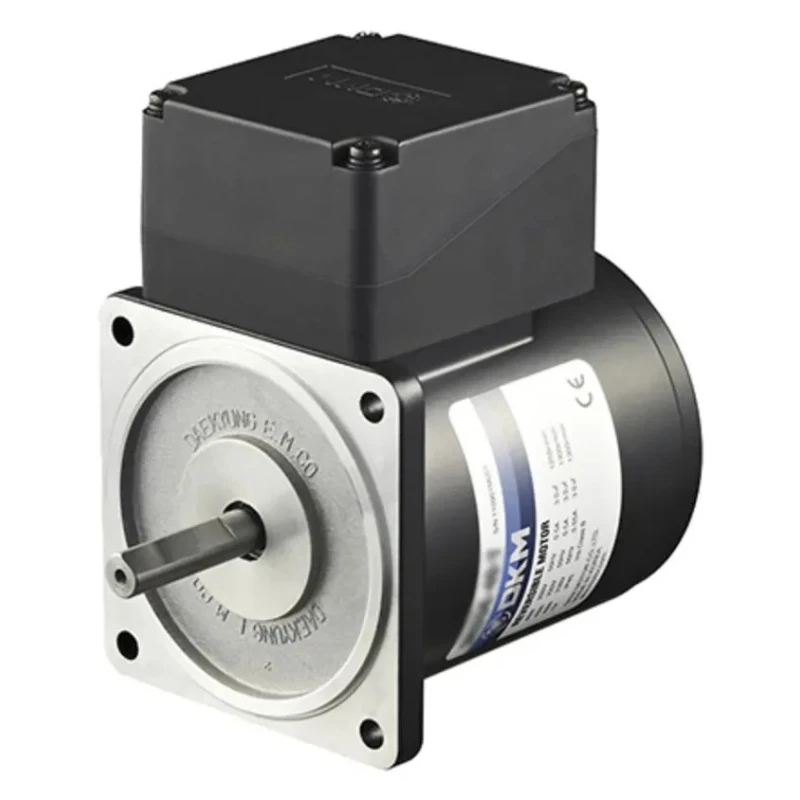 DKM Reversible AC Induction Motor 25 W, 1 Phase, 4-Pole, 220V/240V Steel Body 8IDGE-25G-T