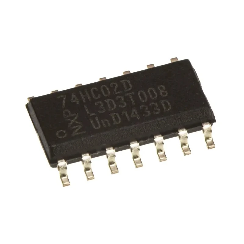 Nexperia Quad 2-Input NOR Logic Gate SOIC, 14-Pin, High-Speed CMOS, Surface Mount 74HC02D,652
