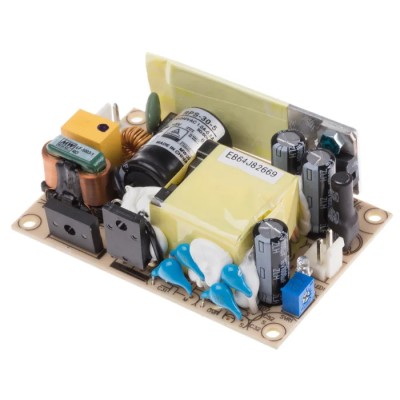 MEAN WELL Switching Power Supply 5V DC, 30W, Chassis Mount, RPS-30-5