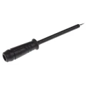 Mueller Electric Fixed Test Probe 2 mm Tip, 4 mm Socket, 60V DC, 16A, Polypropylene Insulation 973368100