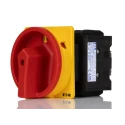 Eaton 3-Pole Panel Mount Isolator Switch, IP65, 640A, 30 kW, Red Handle, Screw Terminals 