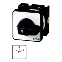 Eaton Cam Switch, 3 Position, Toggle Actuator, 60° Throw, 20A, IP65, 690V AC, Center Mount 048337 T0-1-8210/EZ