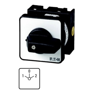 Eaton Cam Switch, 3 Position, Toggle Actuator, 60° Throw, 20A, IP65, 690V AC, Center Mount 048337 T0-1-8210/EZ