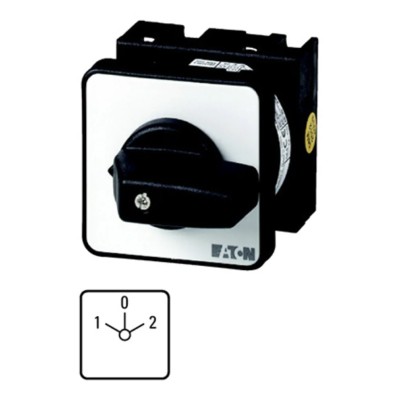 Eaton Cam Switch, 3 Position, Toggle Actuator, 60° Throw, 20A, IP65, 690V AC, Center Mount 048337 T0-1-8210/EZ