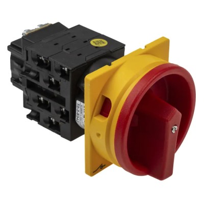 Eaton 6-Pole Panel Mount Isolator Switch, IP65, 100A, 5.5 kW, Screw Terminals, T0-3 Series 