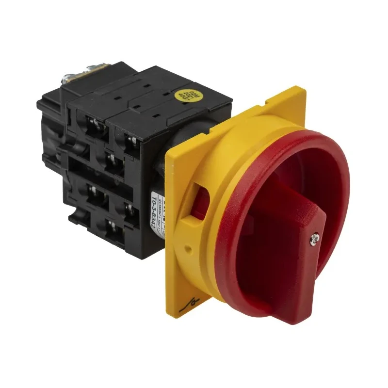 Eaton 6-Pole Panel Mount Isolator Switch, IP65, 100A, 5.5 kW, Screw Terminals, T0-3 Series 