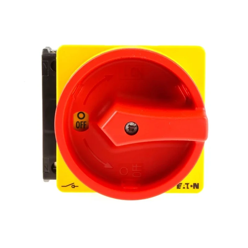Eaton 3-Pole Flush Isolator Switch, IP65, 640A, 30 kW, Red Handle, P3-63 Series, Model 