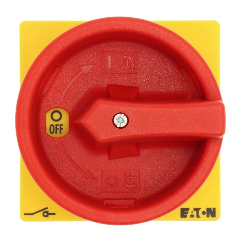Eaton 3-Pole Flush Isolator Switch, IP65, 640A, 30 kW, Red Handle, P3-63 Series, Model 