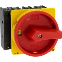 Eaton 3-Pole Flush Isolator Switch, IP65, 640A, 30 kW, Red Handle, P3-63 Series, Model 