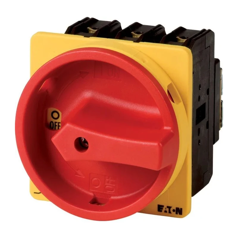 Eaton 3-Pole Flush Isolator Switch, IP65, 640A, 30 kW, Red Handle, P3-63 Series, Model 