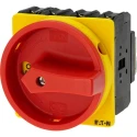 Eaton 3-Pole Flush Isolator Switch, IP65, 640A, 30 kW, Red Handle, P3-63 Series, Model 