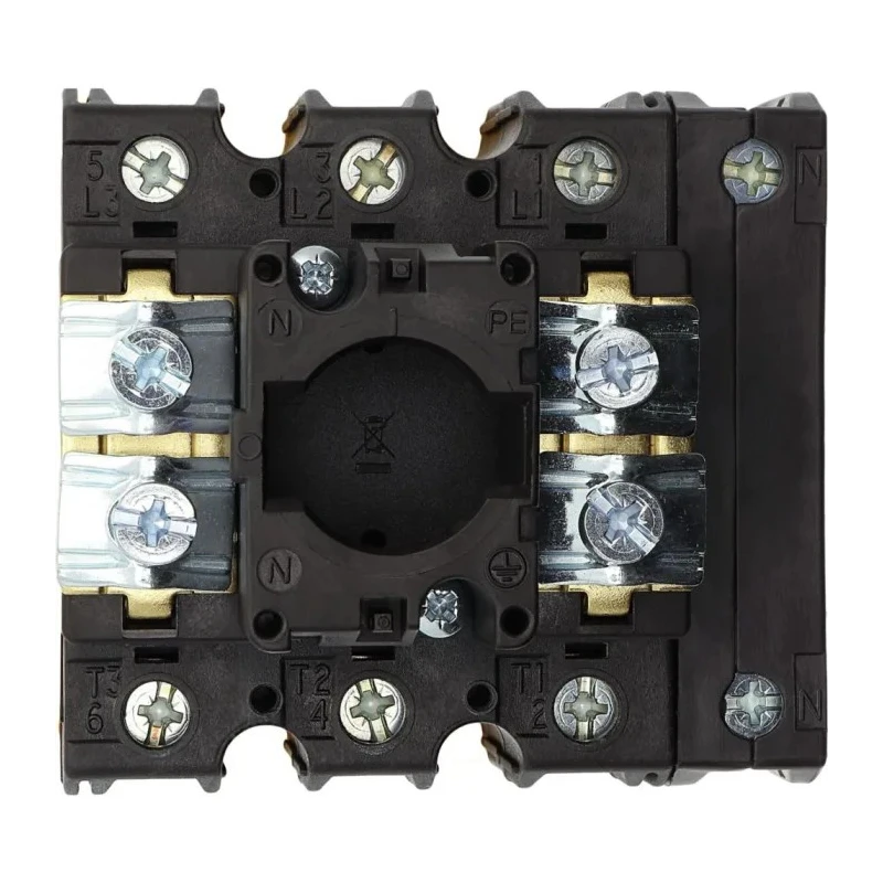 Eaton 3-Pole Flush Isolator Switch, IP65, 640A, 30 kW, Red Handle, P3-63 Series, Model 