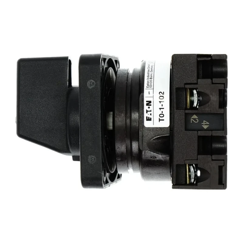 Eaton Cam Switch, 2 Position, Flush Mount, Knob Actuator, 690V AC, 20A, IP65, T0 Series 088709 T0-1-102/E