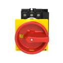 Eaton 3-Pole Rear Isolator Switch, 25A, 13kW, IP65, Screw Terminal, Red Handle, 131x83x131mm, 