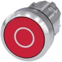 Siemens SIRIUS ACT Red Momentary Push Button Head, 22 mm Cutout, Metal, IP66/IP67/IP69K 3SU1050-0AB20-0AD0