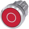 Siemens SIRIUS ACT Red Momentary Push Button Head, 22 mm Cutout, Metal, IP66/IP67/IP69K 3SU1050-0AB20-0AD0