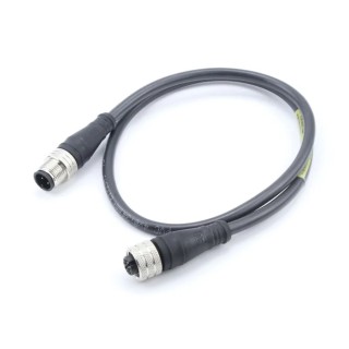 Brad from Molex Sensor Actuator Cable Male 4-Way Straight to Female 4-Way Straight, 3m, Polyvinyl Chloride, IP67 1200070475