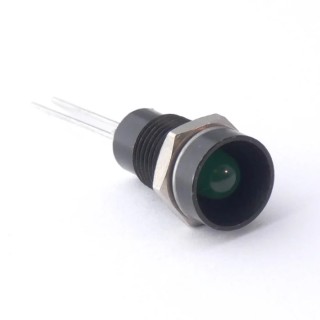 CML Innovative Technologies LED Recessed Panel Indicator, Green, Wire Terminal, IP40, 8 mm Mount Hole, 2.2V, 20mcd 19051001
