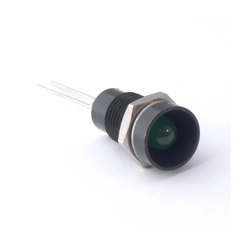 CML Innovative Technologies LED Recessed Panel Indicator, Green, Wire Terminal, IP40, 8 mm Mount Hole, 2.2V, 20mcd 19051001