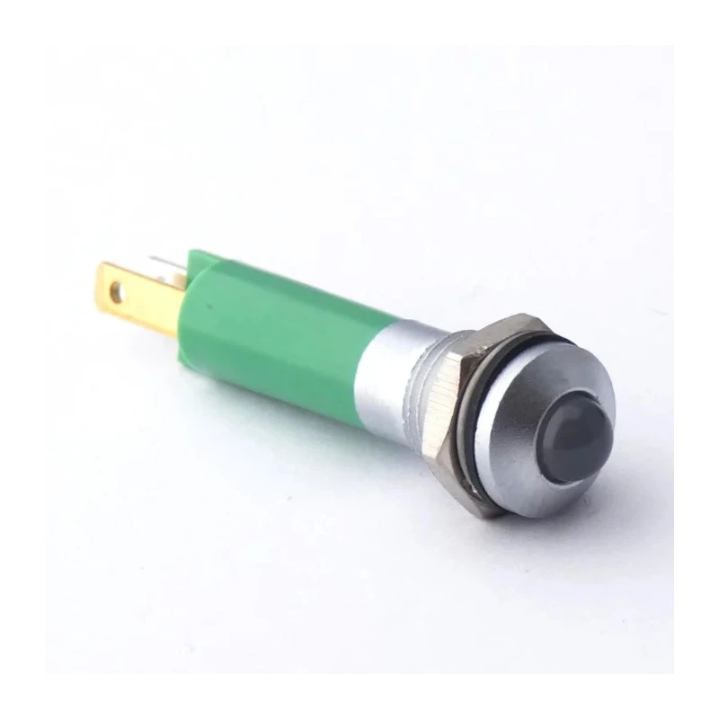 CML Innovative Technologies LED Prominent Panel Indicator Green, 24V AC/DC, 8 mm, IP67, Tab, 190A2351
