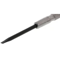 CK Slotted Precision Screwdriver Set 4-Piece Nickel-Plated Brass, Black Hardened Blades T4852P
