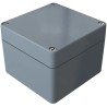Rose Polyester Standard Series Enclosure, Fibreglass Reinforced Thermoset Polyester, Grey Lid, IP66, IK09, 122x120x90mm
