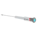 Facom Standard Slotted Screwdriver, Insulated, 75 mm Blade, 2 mm Tip, 157 mm Overall Length AEF.2X75