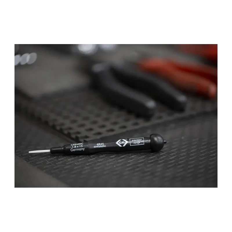 CK Trimmer Tool, Ceramic, 100mm Overall Length, 15mm Blade, Antistatic, Electrostatically Dissipative T4845 18