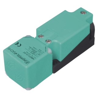 Pepperl + Fuchs Block Inductive Proximity Sensor NBN40-U1-Z2, M20 x 1.5 Thread, 2-Wire, 60V DC, 40mm Detection, Shielded