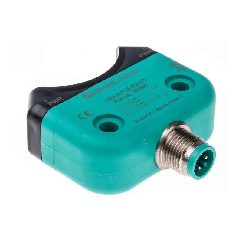 Pepperl + Fuchs Block Inductive Proximity Sensor, M12 x 1, PNP Output, 4 mm Sensing, 30V DC, IP67 NBN4-F25-E8-V1