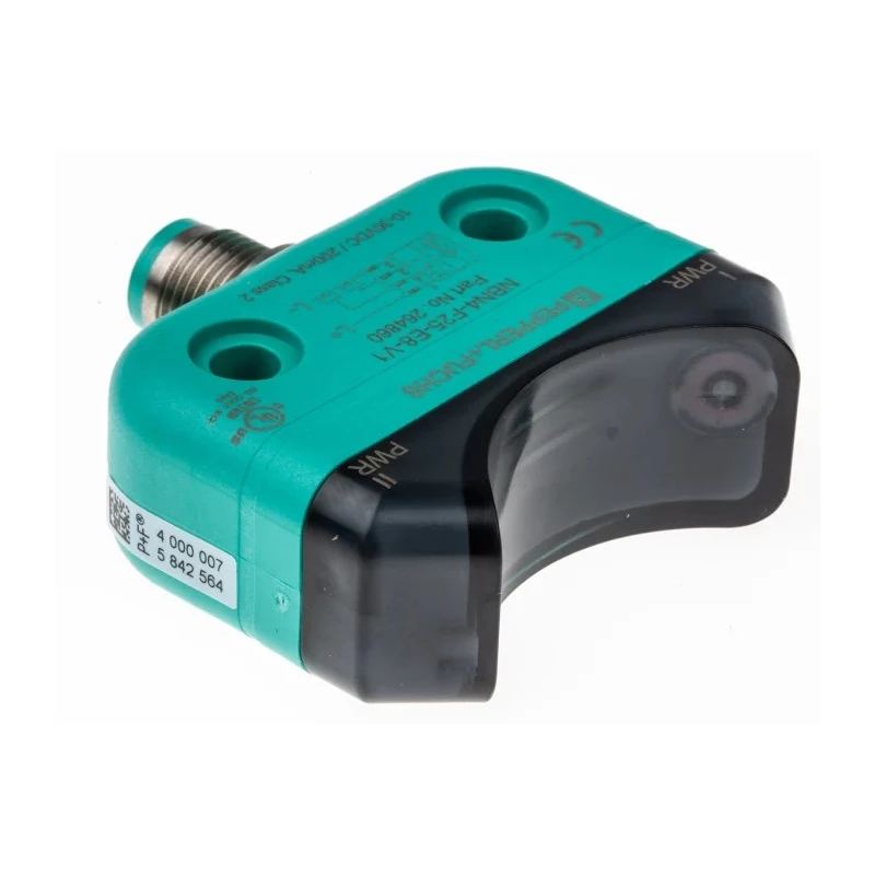 Pepperl + Fuchs Block Inductive Proximity Sensor, M12 x 1, PNP Output, 4 mm Sensing, 30V DC, IP67 NBN4-F25-E8-V1