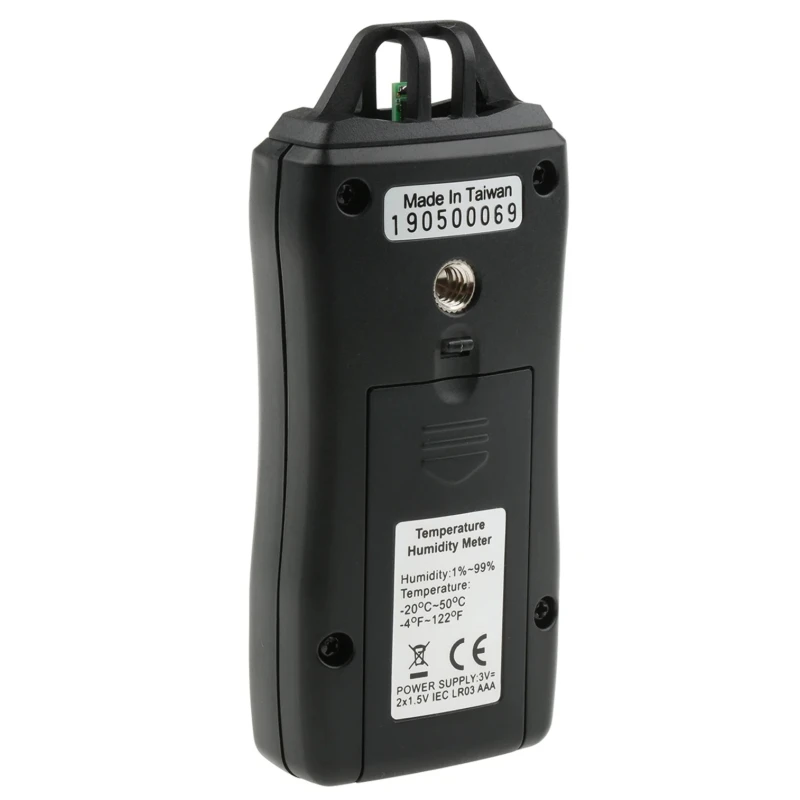 RS PRO Digital Hygrometer, IM-730, -20 to 50°C, ±1°C Temperature Accuracy, ±5% RH, 99%RH Max, 2 x AAA Battery, 106-5306