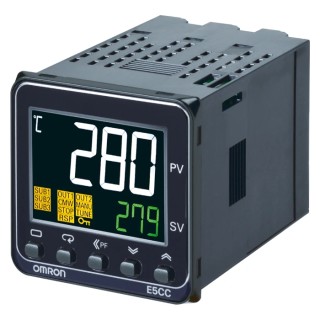 Omron E5CC Panel Mount PID Temperature Controller, Solid State Relay Output, 3 Inputs, 1 Output, 240V AC/DC, 