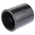 Georg Fischer Plastic Pipe Fitting Straight Push-in Socket, 1/2 in, ABS, Female, 12 bar, 64mm, 729911110