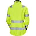 Helly Hansen Luna Hi Vis Softshell Jacket, XL, Black/Green/White/Yellow, Unisex, Waterproof, 74098_369-XL