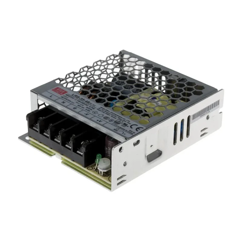 MEAN WELL Switching Power Supply 48V DC 38W Single Output, Chassis Mount, LRS-35-48