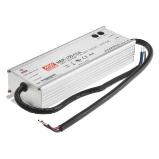 MEAN WELL Industrial Switching Power Supply 12V DC, 100W, IP65, Aluminium Enclosure, Chassis Mount HEP-100-12A