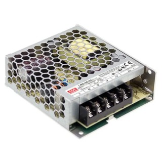 MEAN WELL Switching Power Supply 48V DC, 52.8 W, Chassis Mount, 1.1A, LRS-50-48