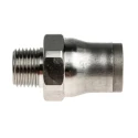 Legris 3800 Series Stainless Steel Pneumatic Male Stud Adaptor, Push-in Tube, 1/8 in R Thread, 8mm, 20 Bar, 110°C 3805 08 10