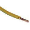 RS PRO Tri-Rated Hook Up Wire, 14 AWG, 50 x 0.25 mm Strands, 2.5mm², 305 m Length, Yellow/Green PVC Jacket, 225-2157