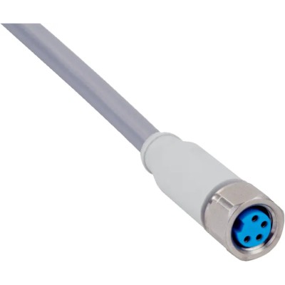 SICK Sensor Actuator Cable, Female 4-Way M8 to Unterminated Free End, 10 m, Polyvinyl Chloride, IP69K, DOL-0804-G10MNI