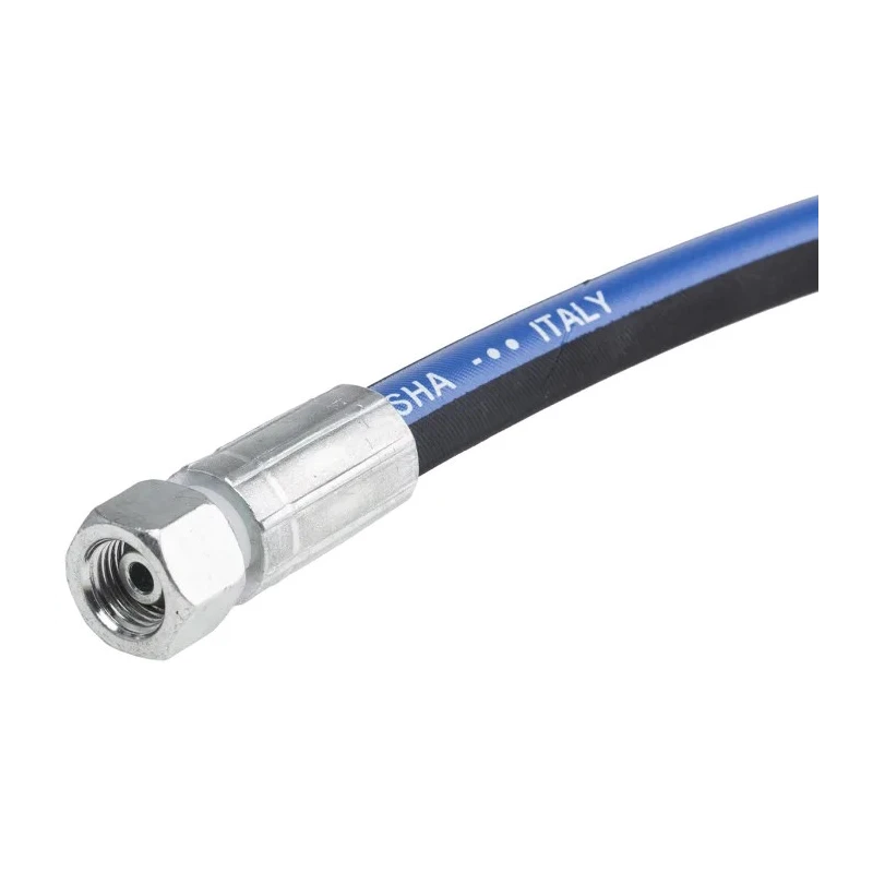 RS PRO 1.76m Synthetic Rubber Hydraulic Hose Assembly, Female-Female G 1/4 Thread, 400 bar Max Pressure 110-1996