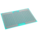 RS PRO Matrix Board 2 Sides, FR4, Square Pad, 1.02 mm Holes, 2.54 mm Pitch, 233.4 x 160 mm, 110-2501