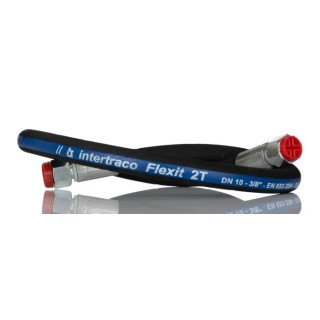 RS PRO Hydraulic Hose Assembly, Synthetic Rubber, 858mm Length, 330 bar Max Pressure 110-2004
