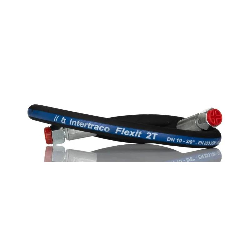 RS PRO Hydraulic Hose Assembly, Synthetic Rubber, 858mm Length, 330 bar Max Pressure 110-2004