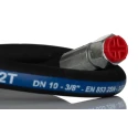 RS PRO Hydraulic Hose Assembly, Synthetic Rubber, 858mm Length, 330 bar Max Pressure 110-2004