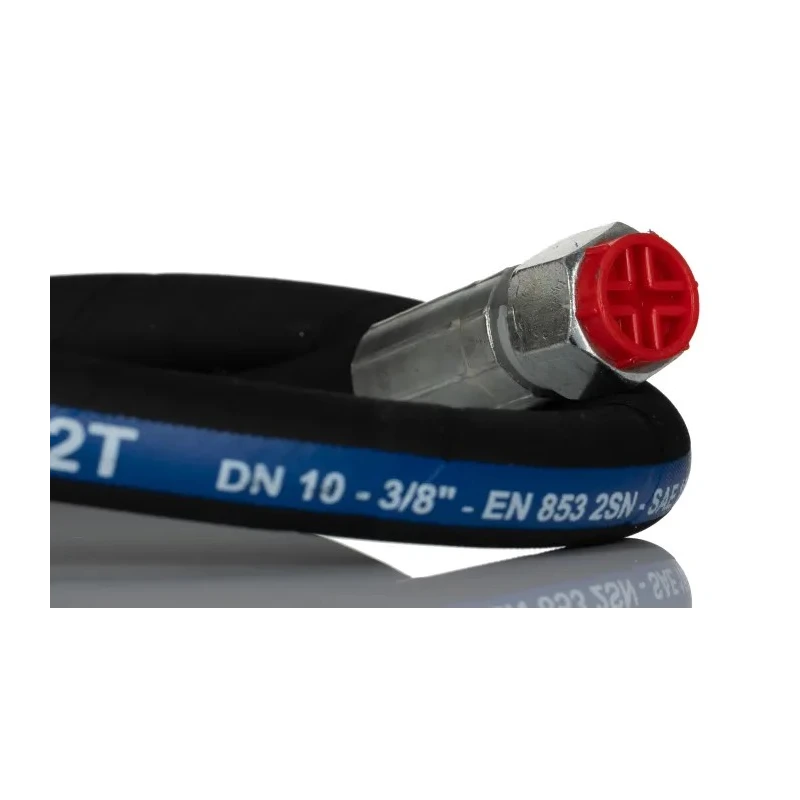 RS PRO Hydraulic Hose Assembly, Synthetic Rubber, 858mm Length, 330 bar Max Pressure 110-2004