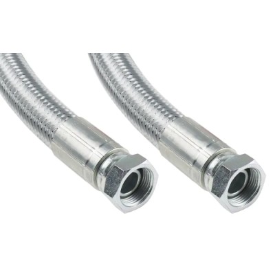 RS PRO 1m Galvanised Steel Wire Hydraulic Hose Assembly 85 bar Female-Female 19.05mm 110-3867