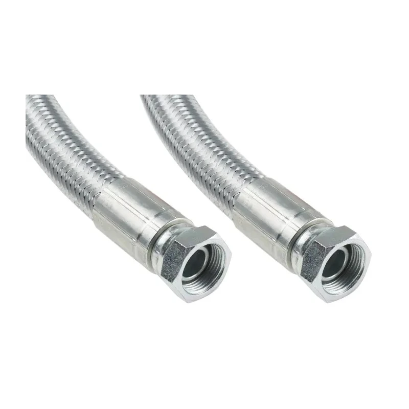 RS PRO 1m Galvanised Steel Wire Hydraulic Hose Assembly 85 bar Female-Female 19.05mm 110-3867