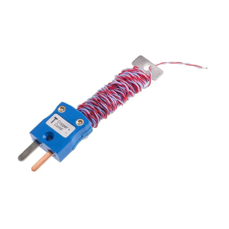 RS PRO Type T Exposed Junction Thermocouple 2 m, 220°C Max, Mini Plug 110-4474